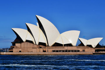 Sydney's famous opera house*