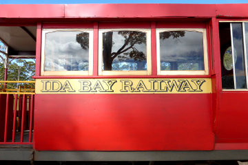 An Ida Bay Railway carriage*