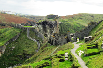 Tintagel's fabled castle is a fascinating ruin*