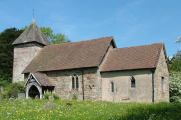 Hope Bagot church, where the tower continues to punish guilty millstones*