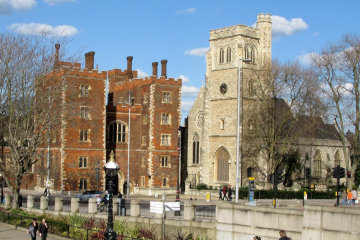 Lambeth Palace and parish church*
