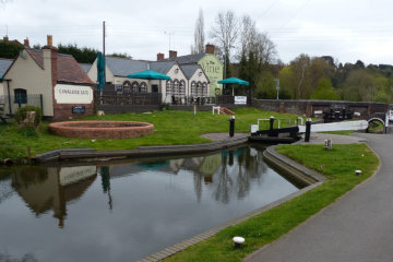 The locks at Kinver are in a beautiful setting*