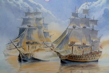 A stirring battle from the Age of Sail*