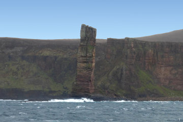The Old Man of Hoy is a challenge for the hardiest climber*