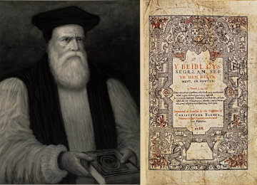 The first vicar of Leicester's church achieved fame by translating the Bible into Welsh.