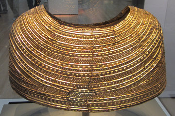 The gold cape is now on display in the British Museum*