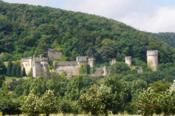 Gwrych Castle is a romantic ruin that greets visitors along the A55 expressway*