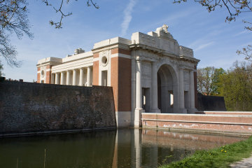 The Menin Gate, memorial to those killed in the First World War*