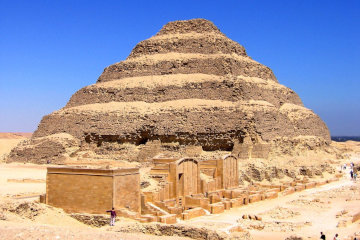 Egypt's first attempt at pyramid building*