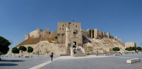 Aleppo's famous citadel dates back at least to the Greek period*