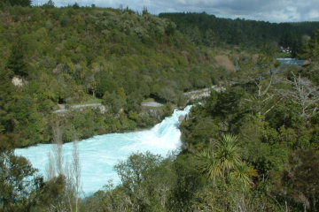 The fabulous Huka Falls, where the reality is so much better than the pictures!*